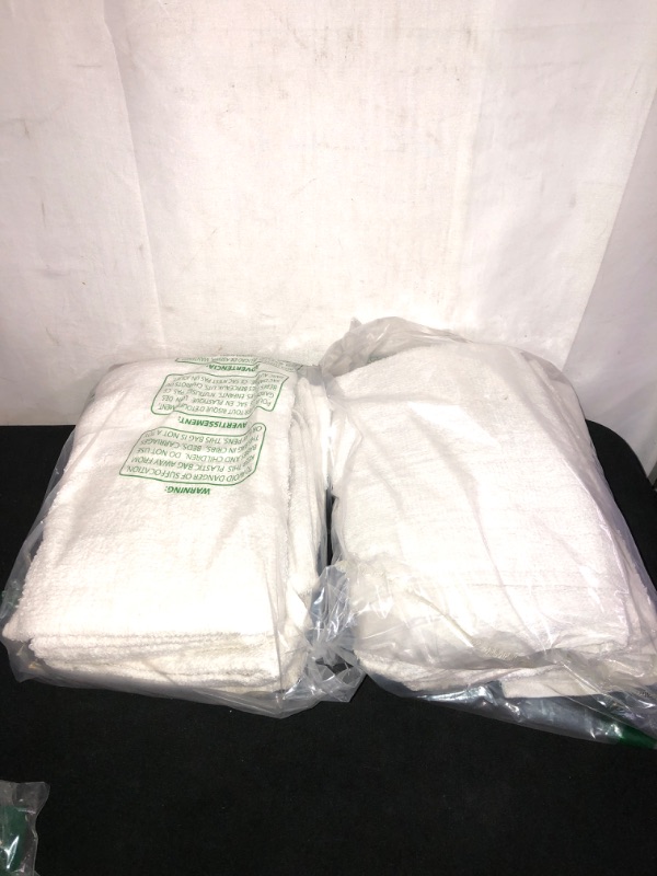 Photo 1 of 6PC MULTI PURPOSE WHITE CLEANING TOWELS 