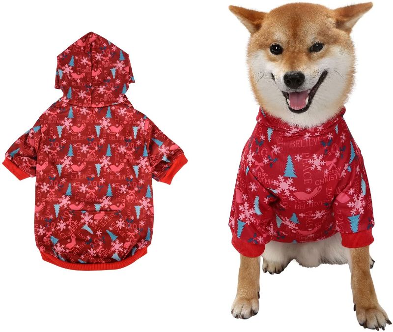 Photo 1 of 2PC LOT
Dog Christmas Hoodie Sweater Pet Clothes Dog Hoodie Sweatshirts Soft Cotton Outfit Dog Hoodie Coat Sweater Cute Dog Shirt Party Dress up Hooded Christmas Apparel for Medium Large Puppy Dogs SIZE S 

Justay 5 Pairs Winter Womens Wool Socks Vintage 