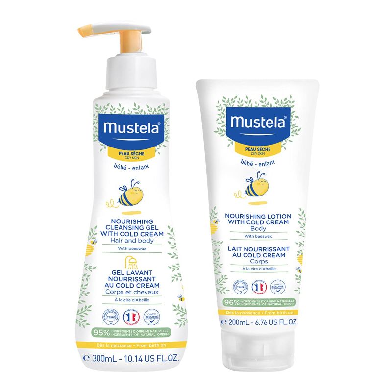 Photo 1 of Mustela Baby Bath Time Gift Set - Baby Skin Care Essentials with Natural Ingredients - For Very Sensitive, Eczema-Prone, Normal or Dry Skin
EXP 07/20/23, 10/20/23