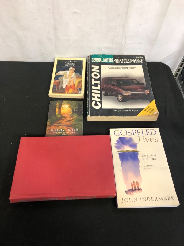 Photo 1 of 5PC LOT, MISC BOOKS, USED, SOLD AS IS 