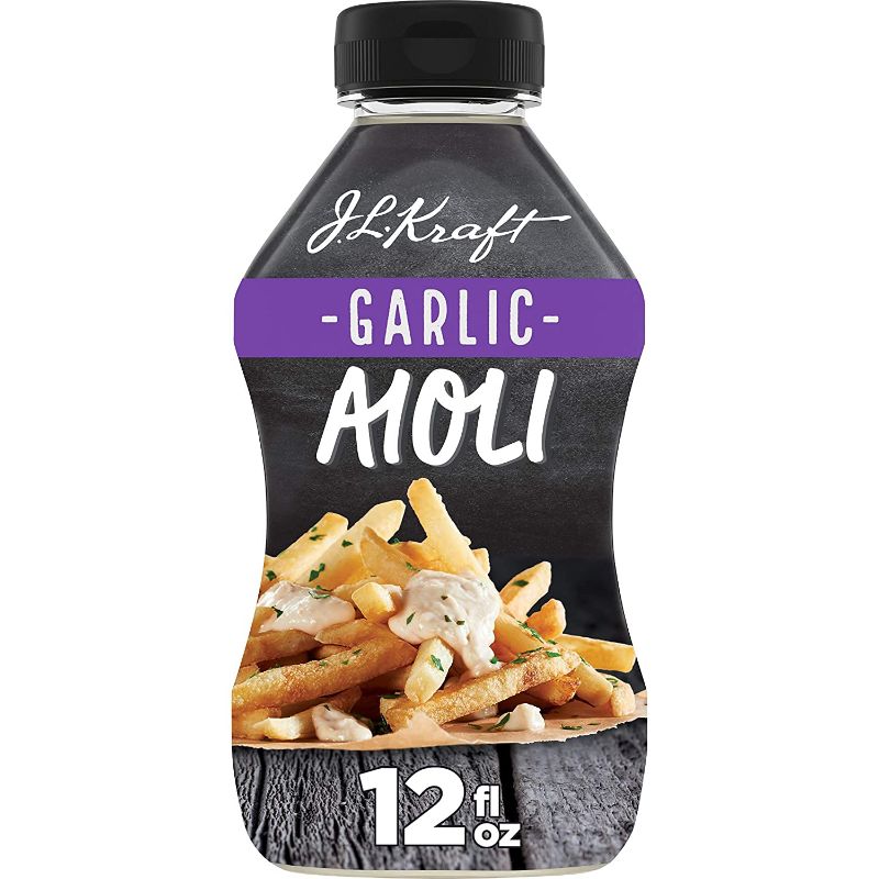 Photo 1 of (2 Pack) Kraft Mayo Garlic Aioli, 12 Fl Oz Bottle
EXP 03/07/22
