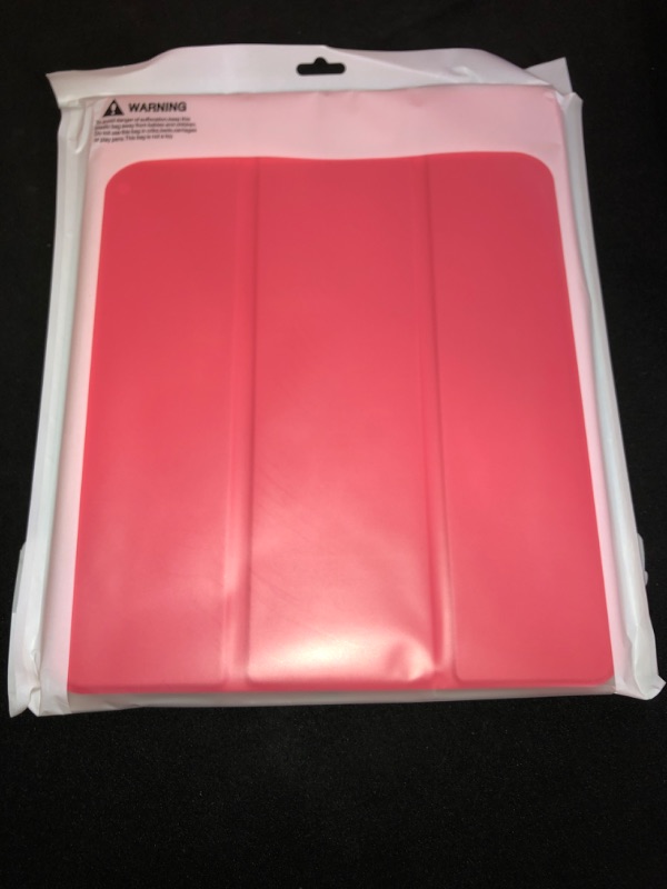 Photo 2 of Soke New iPad Pro 12.9 Case 2021 with Pencil Holder - [Full Body Protection + 2nd Gen Apple Pencil Charging + Auto Wake/Sleep], Soft TPU Back Cover for 2021 iPad Pro 12.9 inch (Hot Pink)
