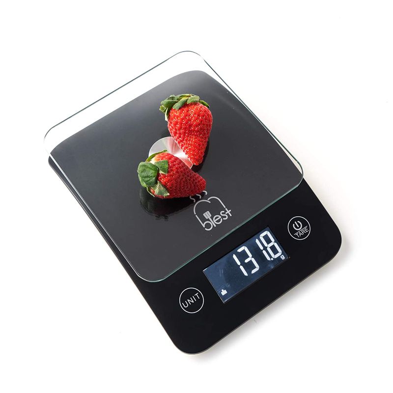 Photo 1 of Blest Digital Kitchen Scale for Food,Digital Weight Grams,Ounce for Baking Cooking,1g/0.1oz High Accurate Small Scale Multifunction Back-Lit LCD( Battery Inclued)
