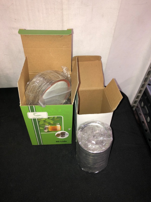 Photo 3 of 2PC LOT
[50 PCS] Canning Lids, 70MM Canning Jar Lids,Seal and leak-proof Split-Type Canning Lids Regular Mouth,Jar Lids Regular Mouth for canning

60-Count Wide Mouth Canning Lids for Ball, Kerr Jars - Split-Type Leak-Proof Mason Jar Lids for Canning 100%