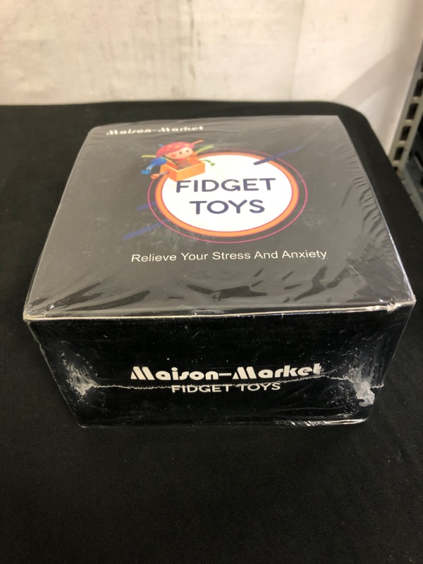 Photo 2 of 19 Pcs Fidget Toy Set, Cheap Sensory Fidget Toys Pack for Kids or Adults,Fidget Toy Bubble Figet Toys Pack Figit Toys, Fidget Box with Marble Mesh Stress Ball &More
