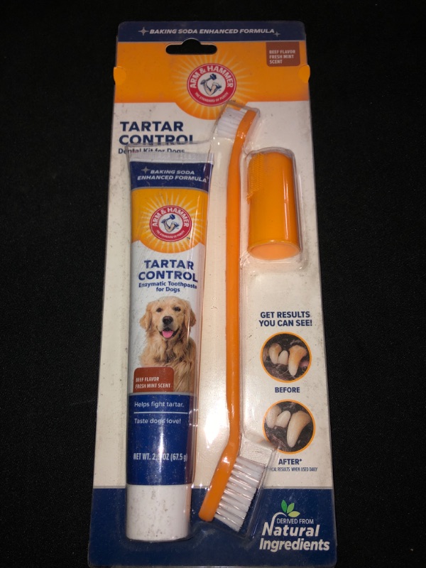 Photo 3 of 2PC LOT
Arm & Hammer for Pets Tartar Control Kit for Dogs-Contains Toothpaste, Dog Toothbrush & Fingerbrush - Dog Teeth Cleaning Kit, Dog Toothpaste Kit from Arm and Hammer, Dog Dental Care, Pet ToothBrush

50PK DISPOSABLE FACE MASKS
