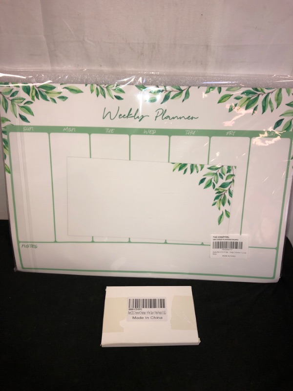 Photo 3 of 2PC LOT
Magnetic Calendar for Refrigerator - Foliage | Set of 2 Magnetic Dry Erase Board: Weekly Magnetic Fridge Calendar 12 x 17 Inch, Small Note Pad 5 x 10 Inch | Includes 3 Markers

Rand 2020 Ornament Christmas Tree Hanging Pendant DIY Name Blessings w