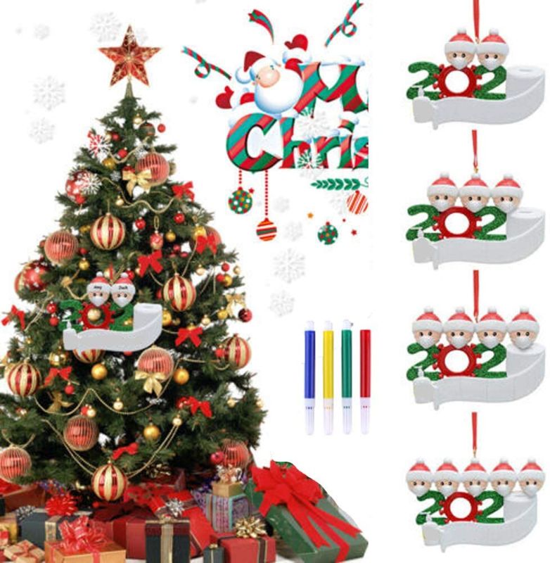 Photo 2 of 2PC LOT
Magnetic Calendar for Refrigerator - Foliage | Set of 2 Magnetic Dry Erase Board: Weekly Magnetic Fridge Calendar 12 x 17 Inch, Small Note Pad 5 x 10 Inch | Includes 3 Markers

Rand 2020 Ornament Christmas Tree Hanging Pendant DIY Name Blessings w