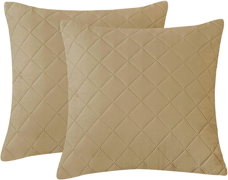 Photo 1 of 2PC LOT
subrtex Pack of 2 Throw Pillow Covers Decorative Cushion Covers Pillowcase for Sofa Couch Bedroom Outdoor Decoration Soft Durable (18 x 18 Inch, Sand)

Dorman Hardware 4-1832 Keyrack with 4 Extra Small Single Satin Nickel Hooks, 8.75-Inch, Black F