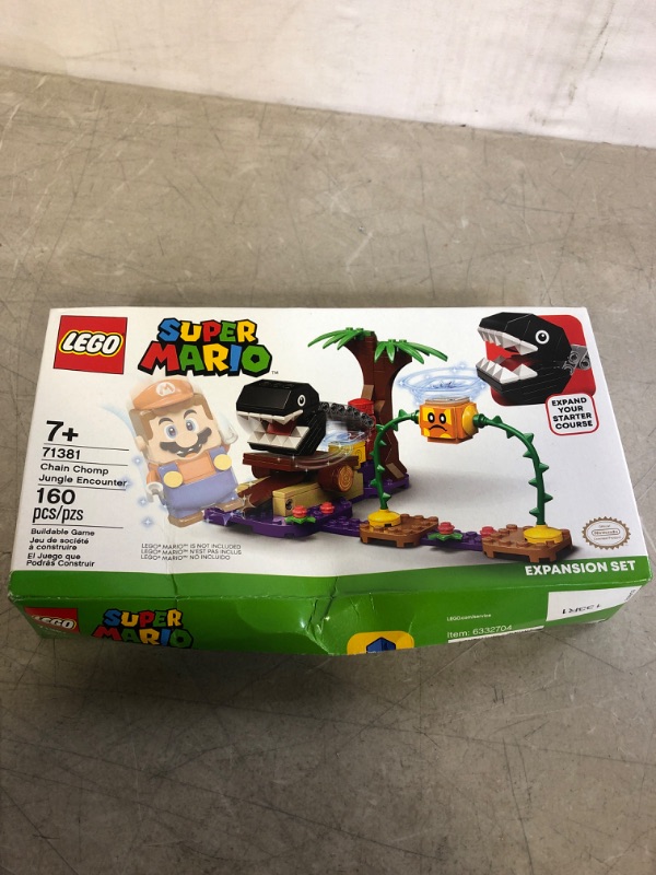 Photo 2 of LEGO Super Mario Chain Chomp Jungle Encounter Expansion Set 71381 Building Kit; Collectible Toy for Creative Kids, New 2021 (160 Pieces)
