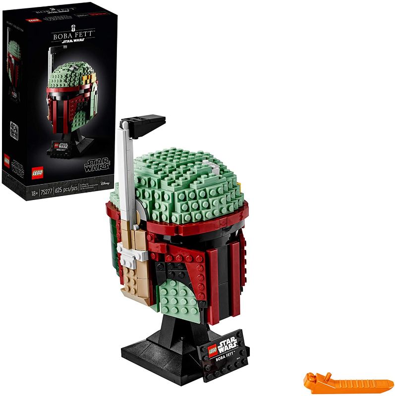 Photo 1 of LEGO Star Wars Boba Fett Helmet 75277 Building Kit, Cool, Collectible Star Wars Character Building Set (625 Pieces), Multicolor
