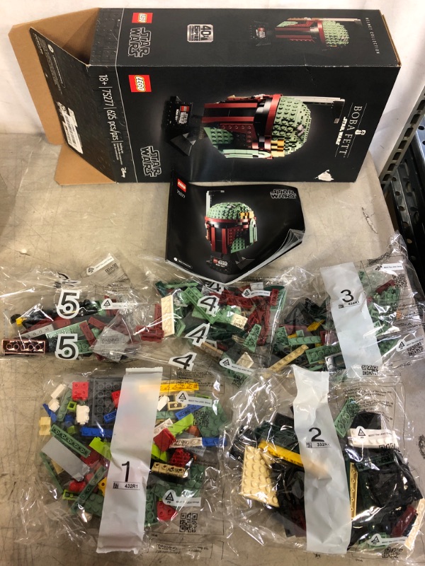 Photo 6 of LEGO Star Wars Boba Fett Helmet 75277 Building Kit, Cool, Collectible Star Wars Character Building Set (625 Pieces), Multicolor
