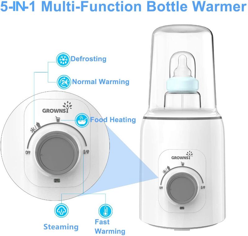 Photo 2 of Bottle Warmer, 5-in-1 Fast Baby Bottle Warmer Baby Food Heater&Defrost BPA-Free Warmer for Breastmilk and Formula
