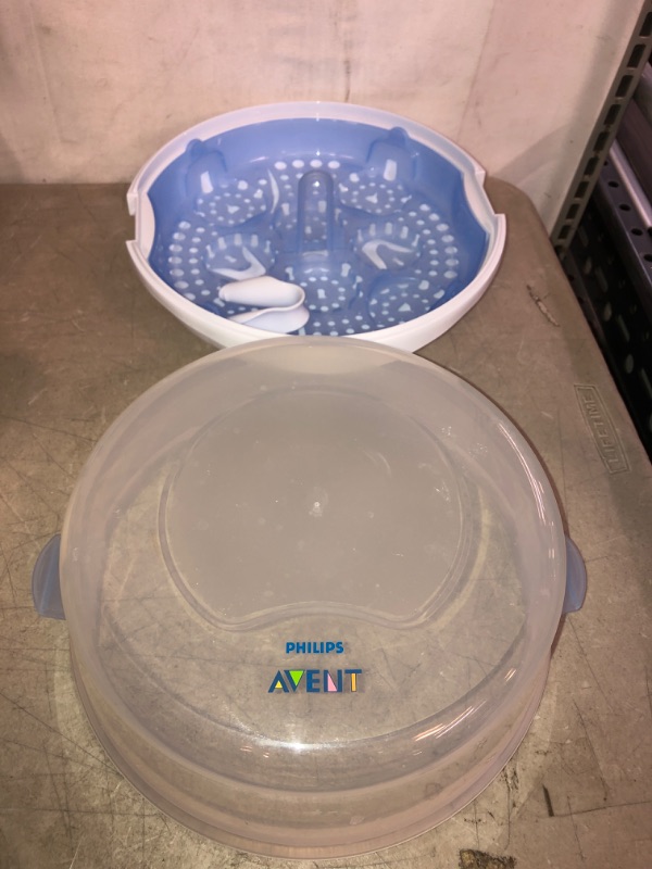 Photo 2 of Philips AVENT Microwave Steam Sterilizer for Baby Bottles, Pacifiers, Cups and More, SCF281/05
