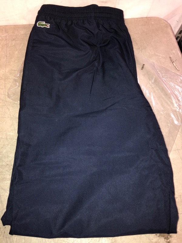 Photo 7 of Lacoste Men's Sport Taffeta Pant with Side Zip Detail, NAVY 
SIZE L 