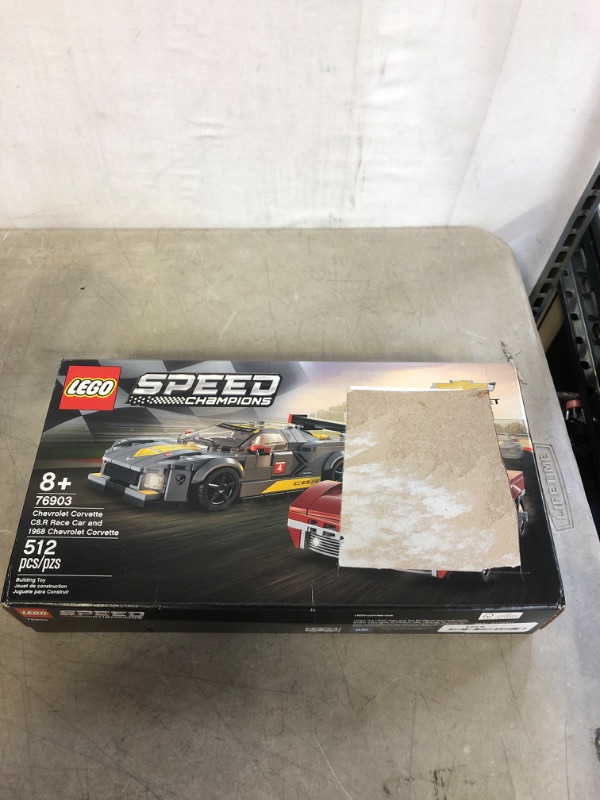 Photo 4 of LEGO Speed Champions Chevrolet Corvette C8.R Race Car and 1968 Chevrolet Corvette 76903 Building Kit; New 2021 (512 Pieces), Multicolor.
