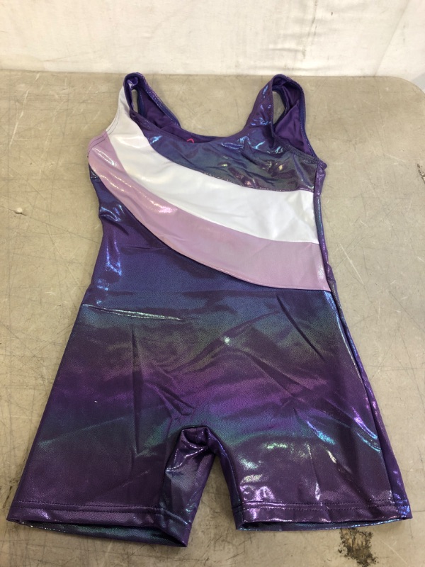 Photo 1 of GIRL'S SHINNY PURPLE LEOTARD SIZE 100CM