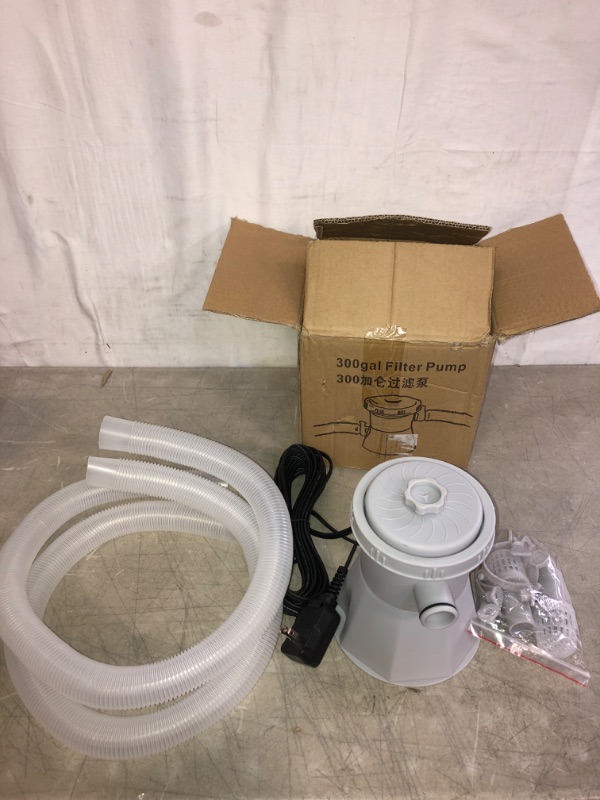 Photo 1 of 300 GAL POOL FILTER PUMP, BRAND UNKNOWN 