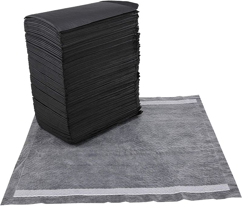 Photo 1 of  Big Bag of Pets Black Charcoal Puppy Pads-New & Improved Puppy Potty Training Pads That ABSORB & NEUTRALIZE Urine Instantly-Training Pads for Dogs, Dog Pee Pads, Pee Pads for Dogs, Dog Crate Pads