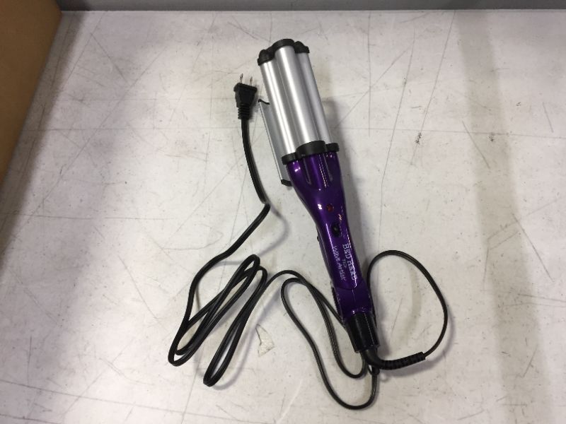 Photo 2 of Bed Head Wave Artist Ceramic Deep Hair Waver for Beachy Waves, Purple
