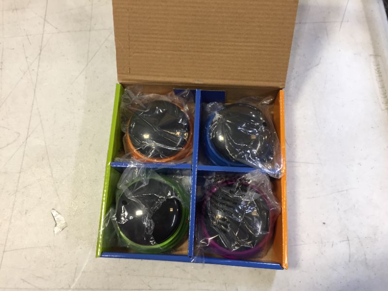 Photo 1 of Learning Resources Answer Buzzers - Set of 4, Ages 3+ Assorted Colored Buzzers, Game Show Buzzers, Perfect for Family Game and Trivia Nights
