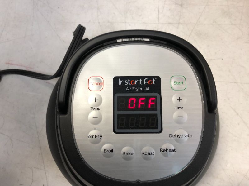 Photo 2 of Instant Pot Air Fryer Lid 6 in 1, No Pressure Cooking Functionality, 6 Qt, 1500 W
