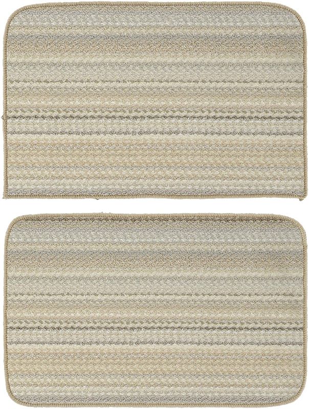 Photo 1 of Garland Rug Carnival Stripe Random Earth Tone Area Rug
