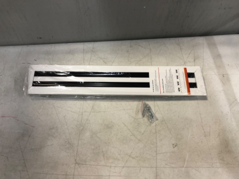 Photo 1 of generic AC diffuser with black vents 25"x5"