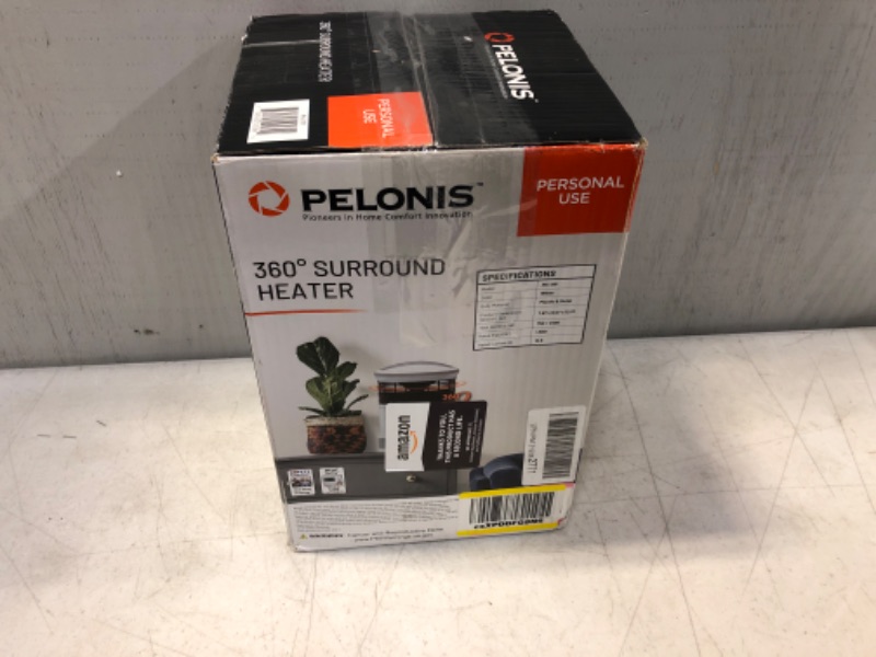 Photo 5 of PELONIS PH-17P 1500W Fast Heating, Programmable Thermostat, Easy Control, Widespread Oscillation, Over Heating & Tip-over Switch Protection, 7.87 x 8.07 x 12.01 inches, white
