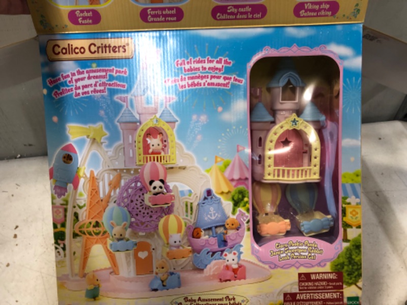 Photo 2 of Calico Critters Baby Amusement Park, Dollhouse Playset with 3 Figures Included
