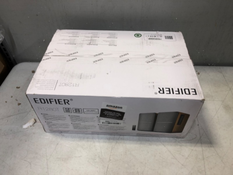 Photo 1 of Edifier R1280T Powered Bookshelf Speakers - 2.0 Stereo Active Near Field Monitors - Studio Monitor Speaker - Wooden Enclosure - 42 Watts RMS
