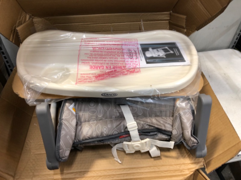 Photo 1 of Graco Slim Snacker High Chair, Ultra Compact High Chair, Whisk
