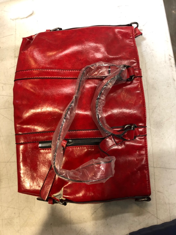 Photo 1 of RED LEATHER PURSE