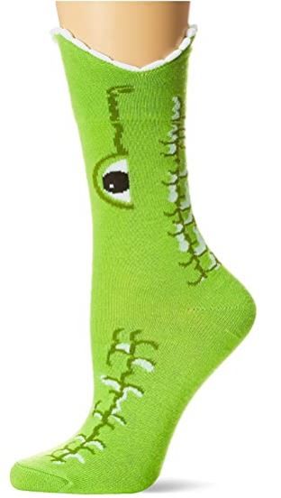 Photo 1 of 5x Lish Socks Women's Wide Mouth Leg Eating Novelty Casual Crew Socks
Size: M/L