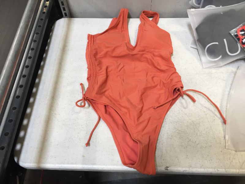 Photo 1 of CUPSHE Women's Orange Swimsuit (M)