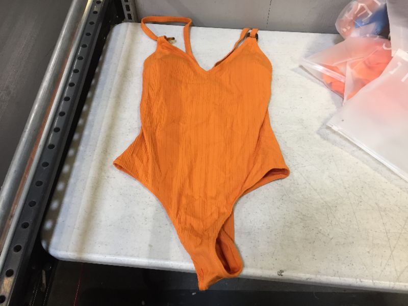 Photo 3 of CUPSHE Women's Orange Swimsuit (L)