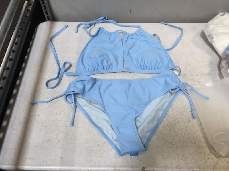 Photo 1 of CUPSHE Women's Sky Blue Bikini (L)