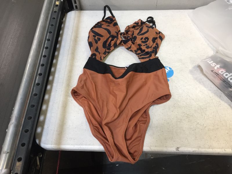 Photo 1 of CUPSHE Women's Brown Swimsuit (M)