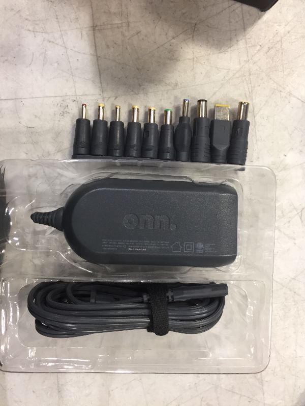 Photo 3 of onn. 65W Universal Laptop Charger with 10 Interchangeable Tips, Total 10 Feet Power Cords, Fits Most Laptops Like HP, Dell, Lenovo, onn.
