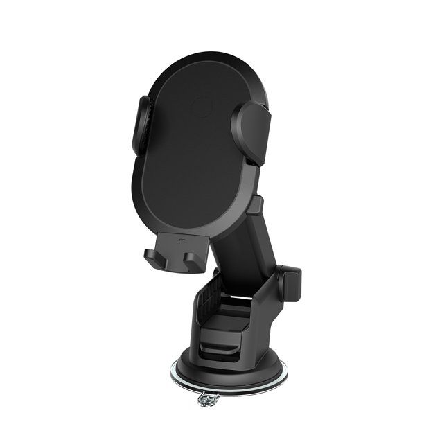 Photo 1 of onn. 5W Wireless Charging Car Mount, Dash & Windshield Universal Car Mount Compatible with Qi-enabled Devices, Black
