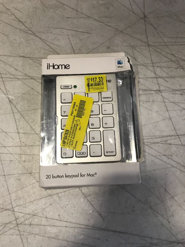 Photo 2 of iHome IMAC-A210S Numeric Keypad For Mac