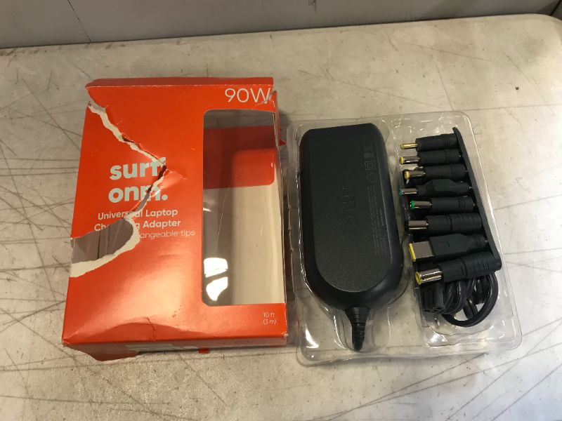 Photo 2 of onn. 90W Universal Laptop Charger with 10 Interchangeable Tips, Total 10 Feet Power Cords, Fits Most Laptops Like HP, Dell, Lenovo, onn.
