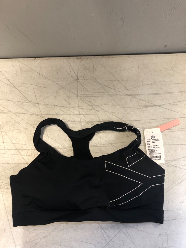 Photo 1 of Generic Black Sports Bra. Size 2XL