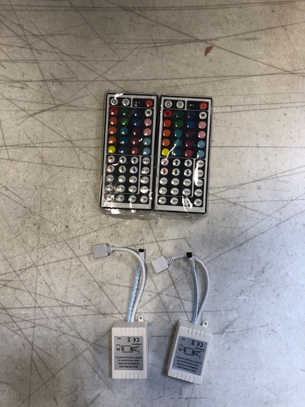 Photo 2 of 44 Key RGB LED Strip Light Remote Controller Wireless Dimmer IR Remote Control, for SMD 5050 3528 2835 RGB LED Light Strip - 2 Pack
