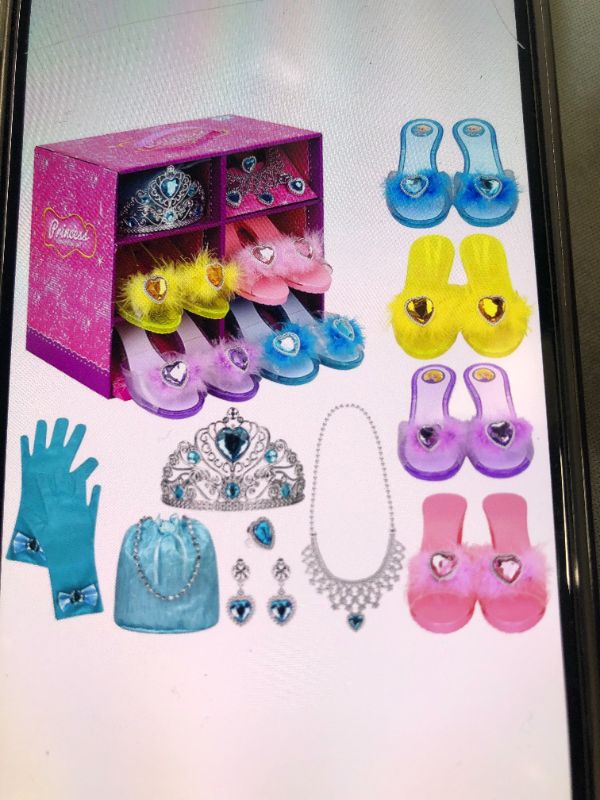 Photo 1 of PRINCESS DRESS UP SHOES SET 4 PAIRS OF SHOES