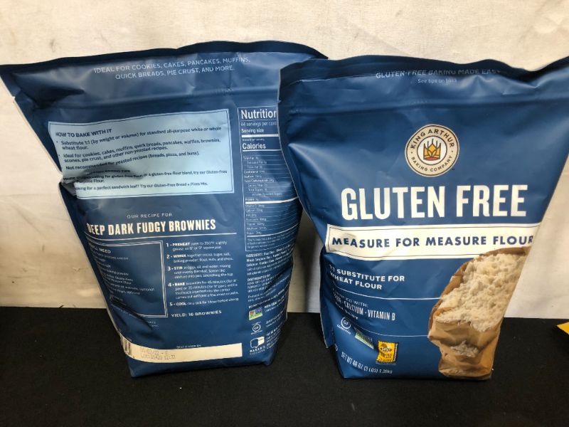 Photo 1 of 2 pack King Arthur Gluten Free Measure for Measure Flour - 48oz exp 01-2022
