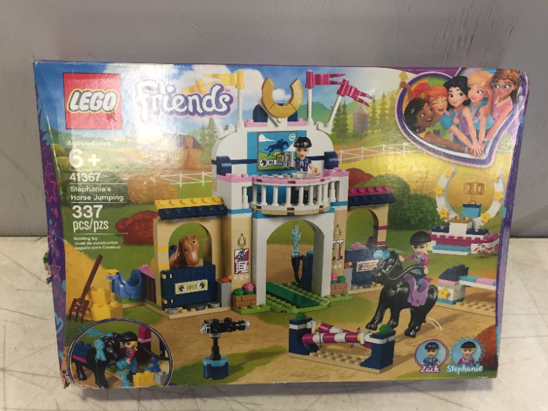 Photo 1 of LEGO Friends Stephanie’s Horse Jumping 41367 Building Kit (337 Pieces)
