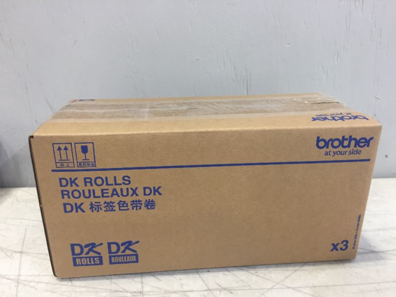 Photo 4 of Brother Genuine, DK-22053PK Continuous Paper Label Roll, Cut-to-Length Label, 2.4” x 100 Feet, (3) Rolls Per Box, White (DK22053PK)