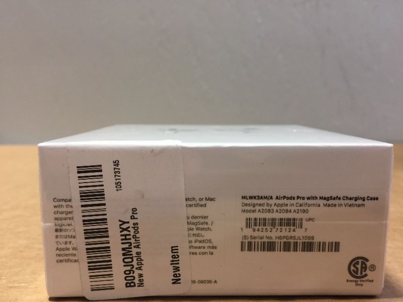 Photo 5 of Apple AirPods Pro **brand new factory sealed**
