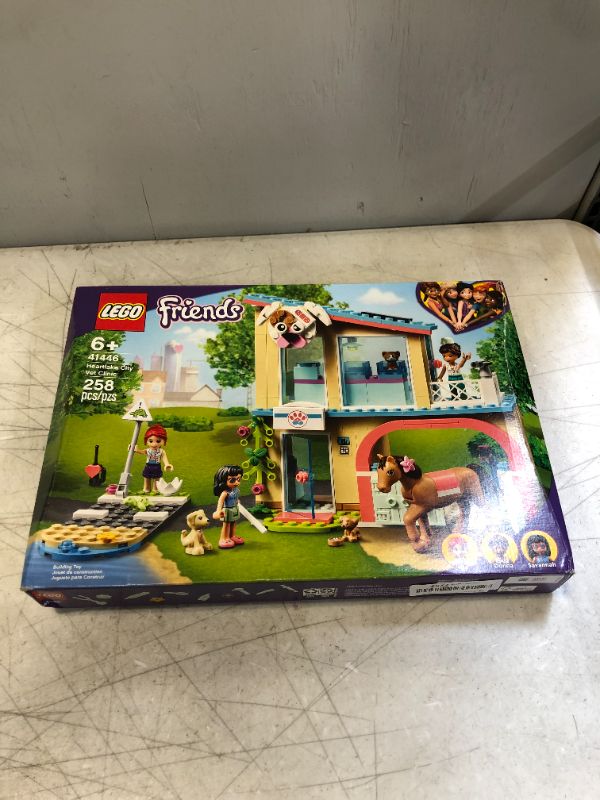 Photo 2 of LEGO Friends Heartlake City Vet Clinic 41446 Building Kit; Animal Rescue Toy Makes a Great-Value Christmas, Holiday or Birthday Gift for Kids Who Love Vet Clinic Pretend Play, New 2021 (258 Pieces)
